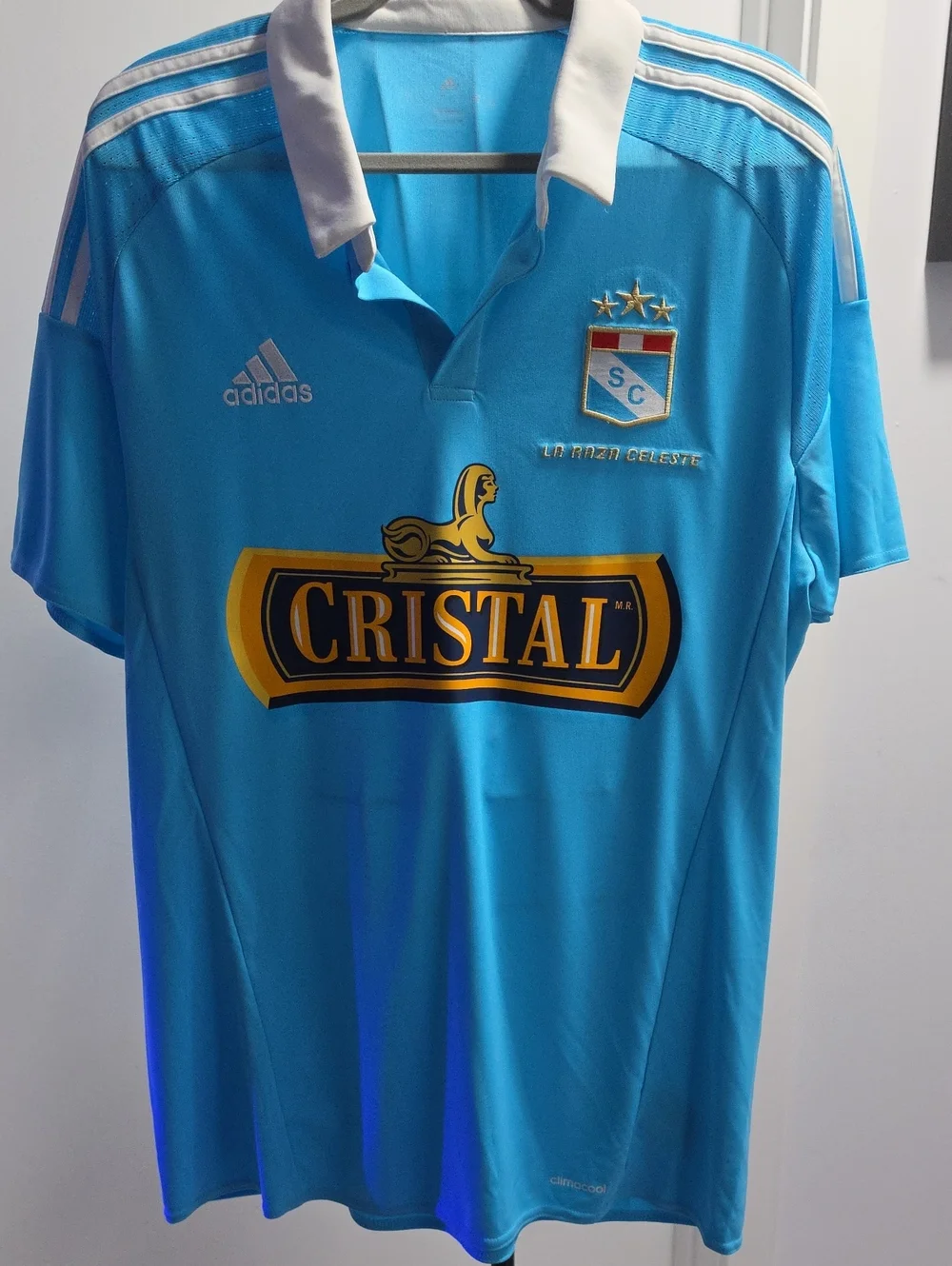 adidas Light Blue Cristal Soccer Jersey